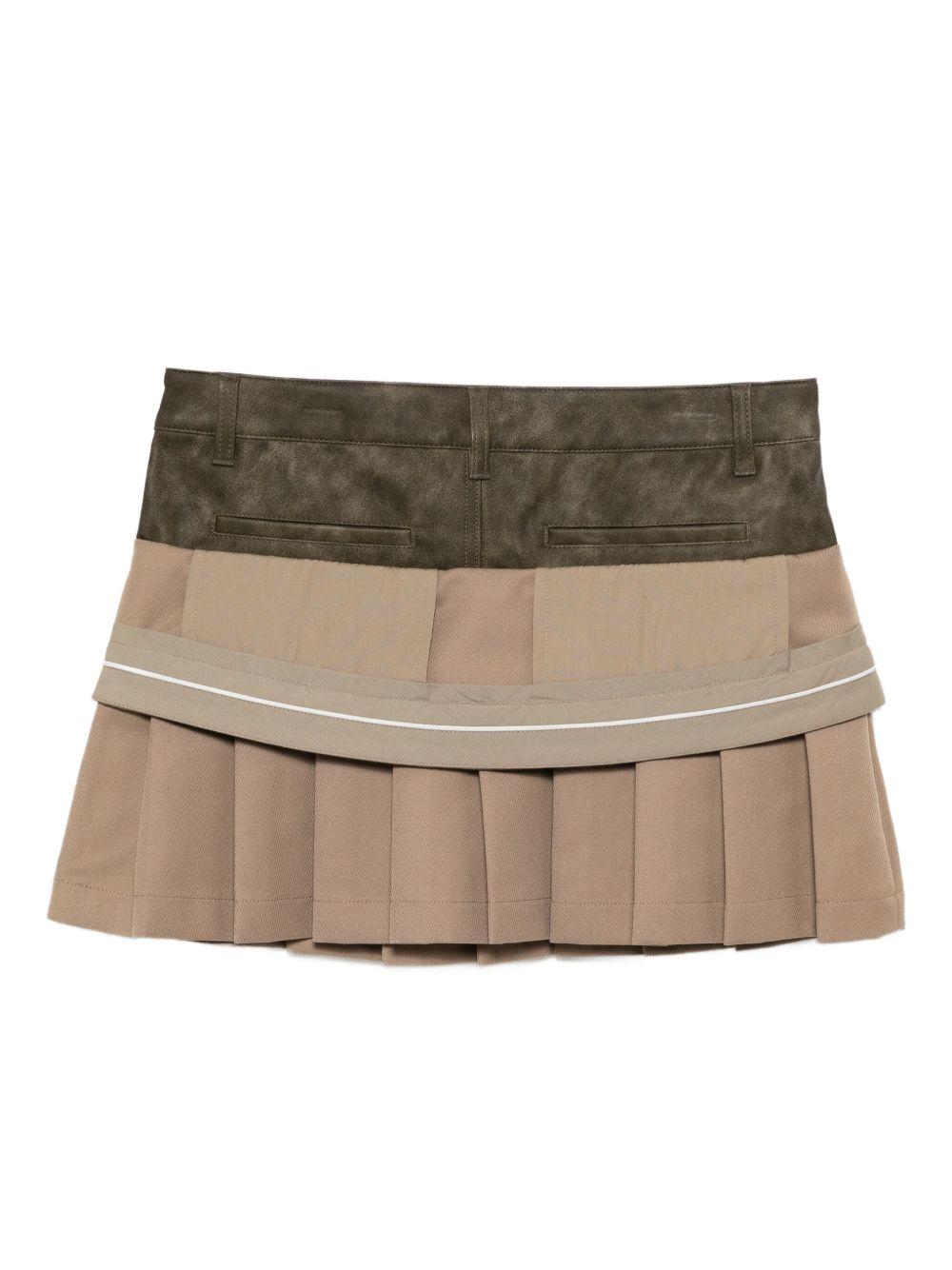 Inside Out Pleats Skirt APA845W BEIGE ANDERSSON BELL