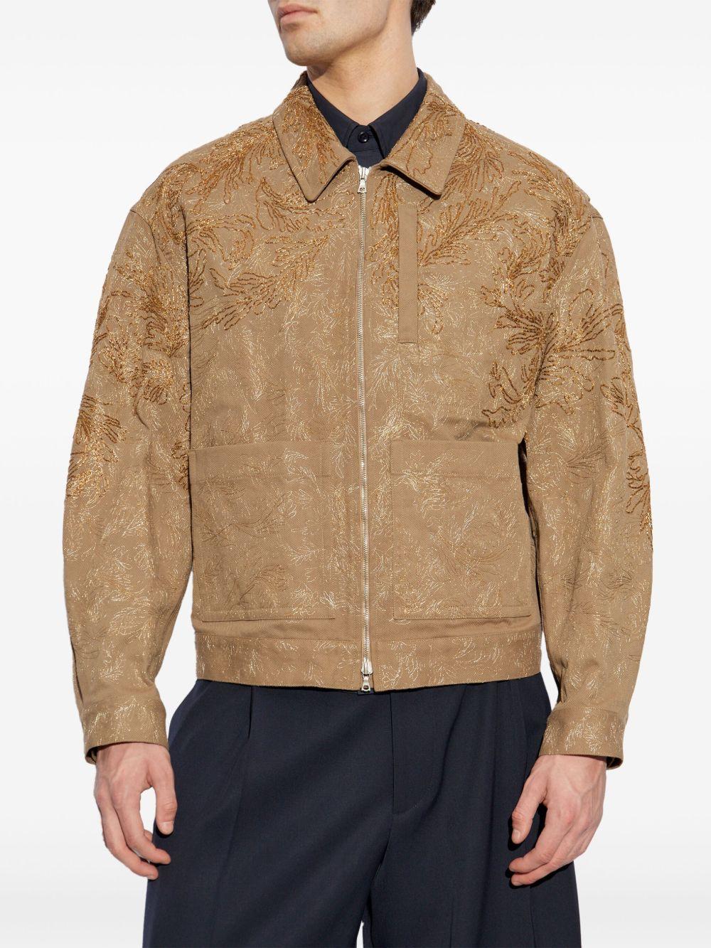 Giacca con decorazioni ricamate 2510205421046 811 TAUPE DRIES VAN NOTEN