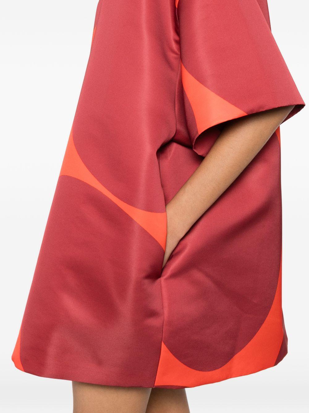 Oversized Mini Dress DEKKORA3099 353 ORANGE DRIES VAN NOTEN