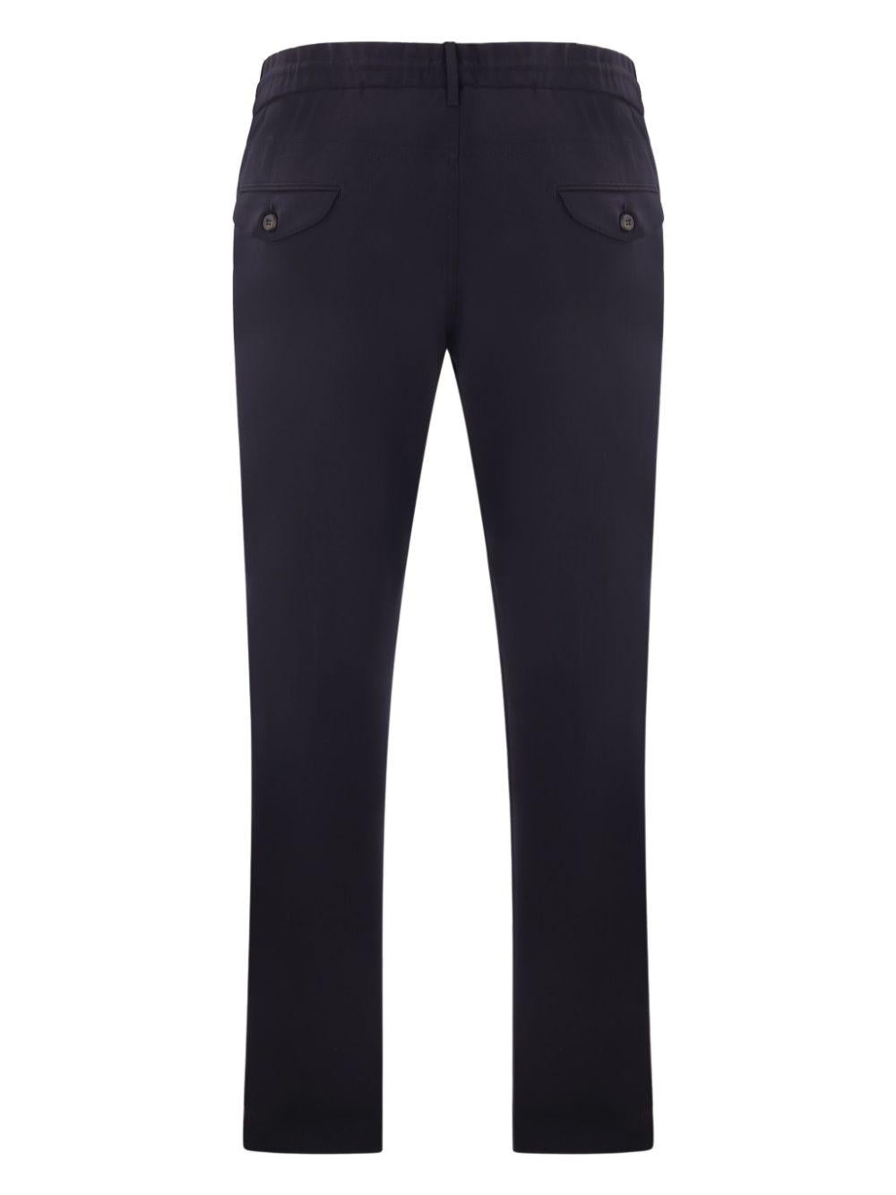 Pantaloni affusolati con coulisse X75PANB21TES0A053 11N BLUE ELEVENTY