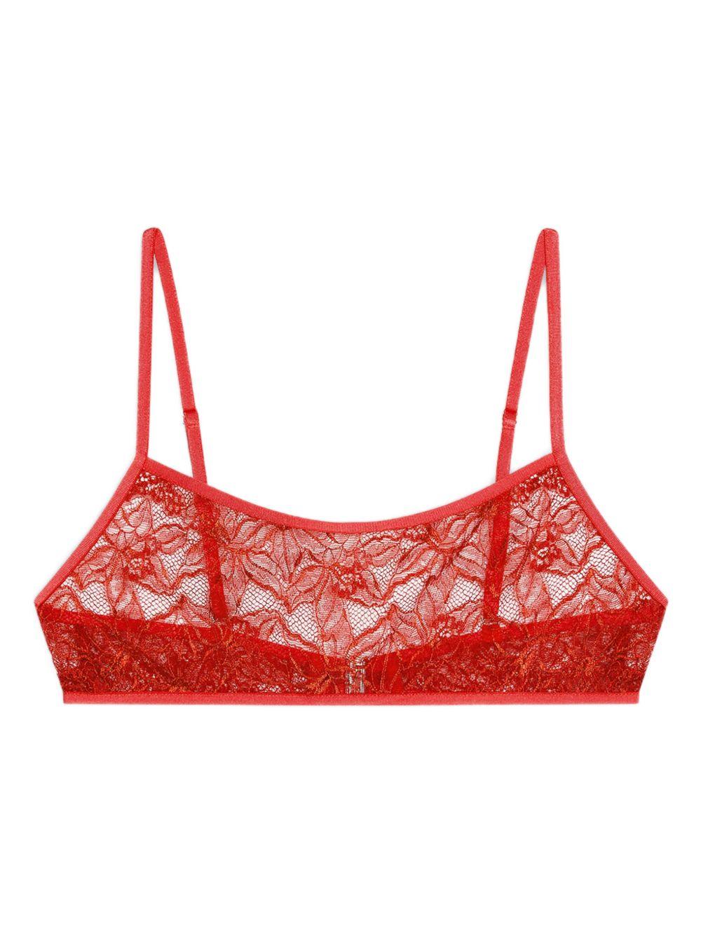 Fitted bra top 2510107071478 352 RED DRIES VAN NOTEN