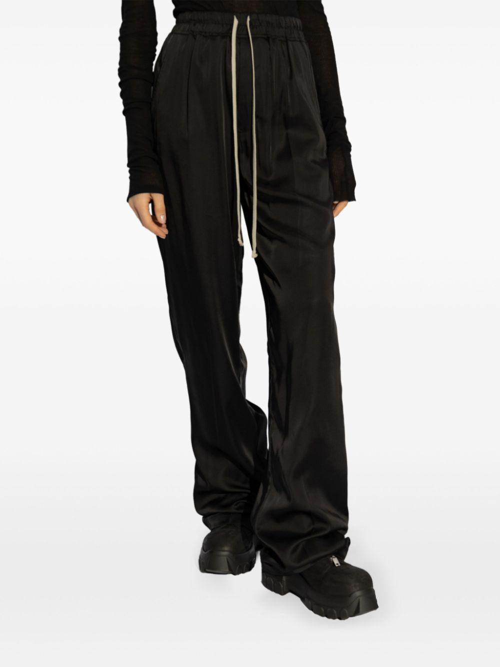 Drawstring trousers RP01E7325SCH 09 BLACK RICK OWENS