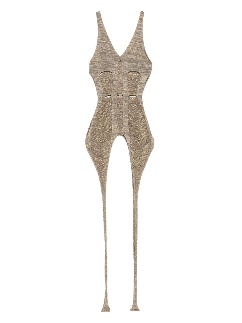 Tanja tank top RO01E7644KGRIDG 02 GOLD RICK OWENS