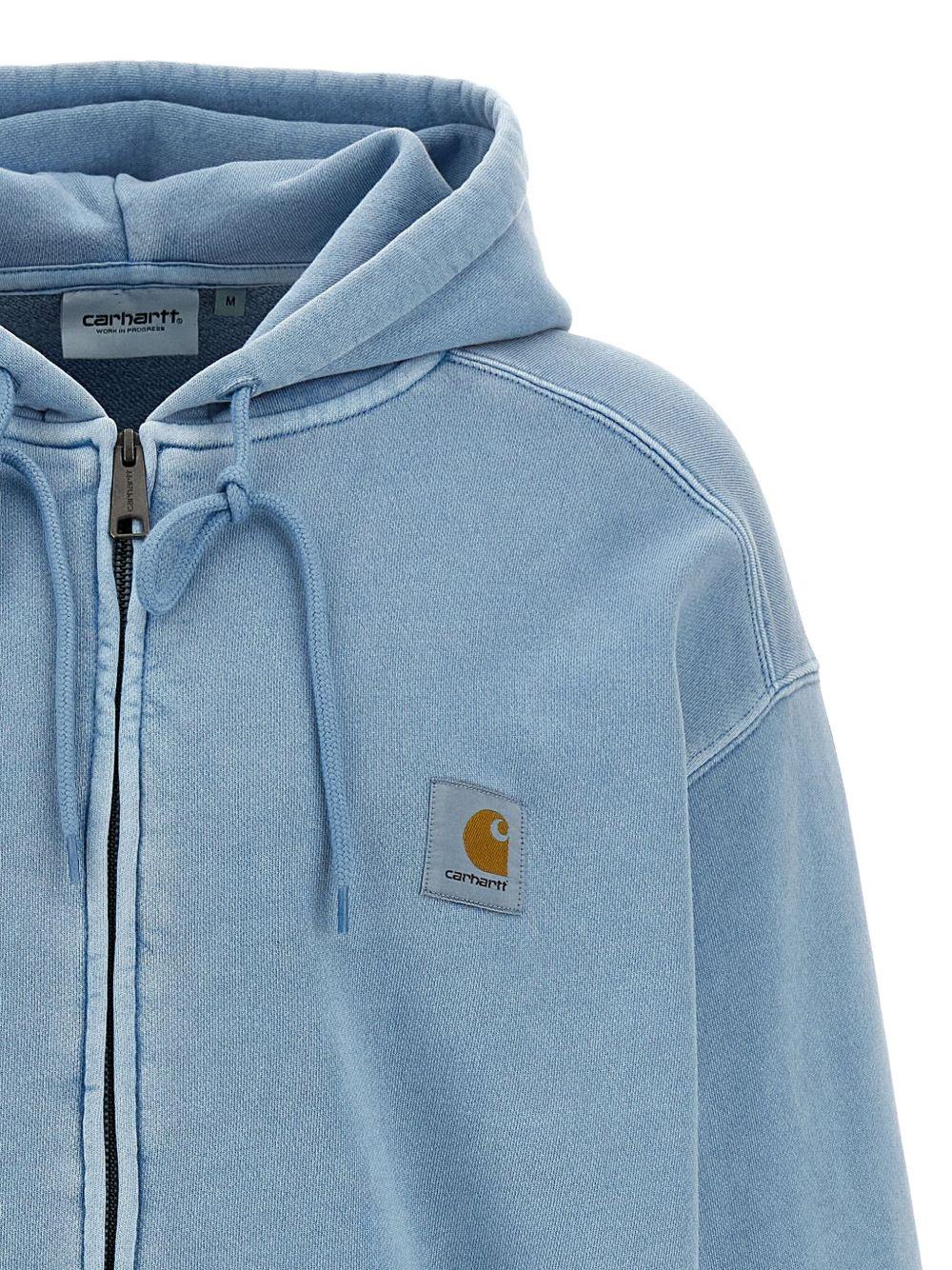 Hooded Nelson Jacket Cotton I033064 3HXGD GENTLE BLUE CARHARTT WIP