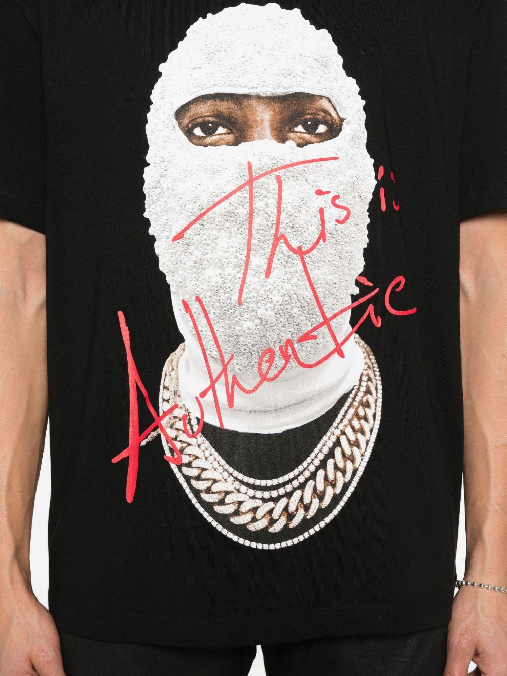 This Is Authentic Mask T-Shirt NUW25259 009 BLACK IH NOM UH NIT