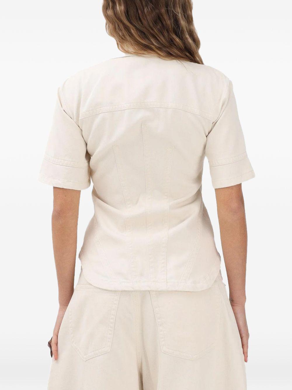 Camicia In Bull Puro Cotone SPXONTANO 001 ECRU SPORTMAX