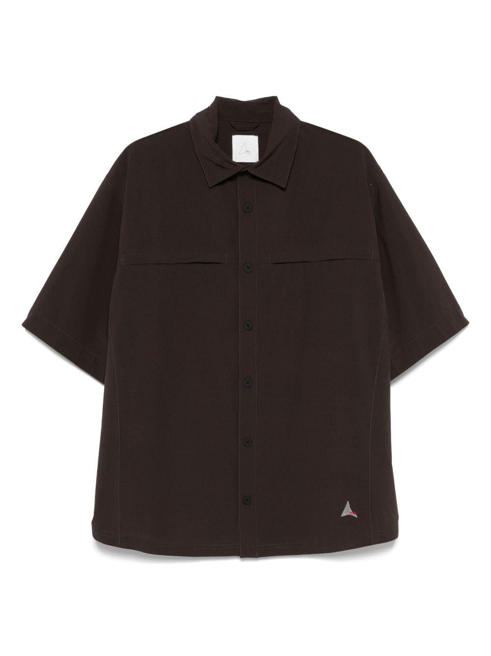Dot Air Shirt RBMW371FA263 BRW0003 DARK BROWN ROA