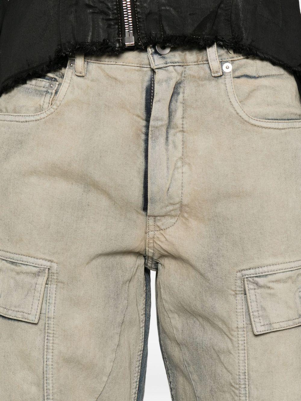 Concordians Double Cargo Jeans DS02E7308DMP 38 MINERAL RICK OWENS DRKSHDW