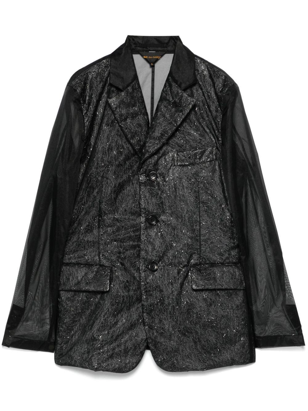 Blazer GOJ006S25 1 BLACK GREY COMME DES GARCONS