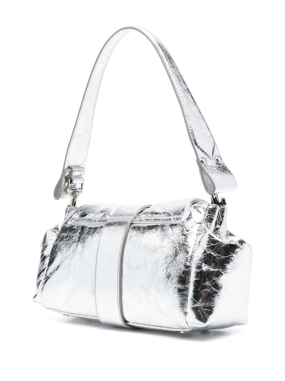 Hazel Frame shoulder bag 4602000FWL00AC Q401 SILVER VIVIENNE WESTWOOD