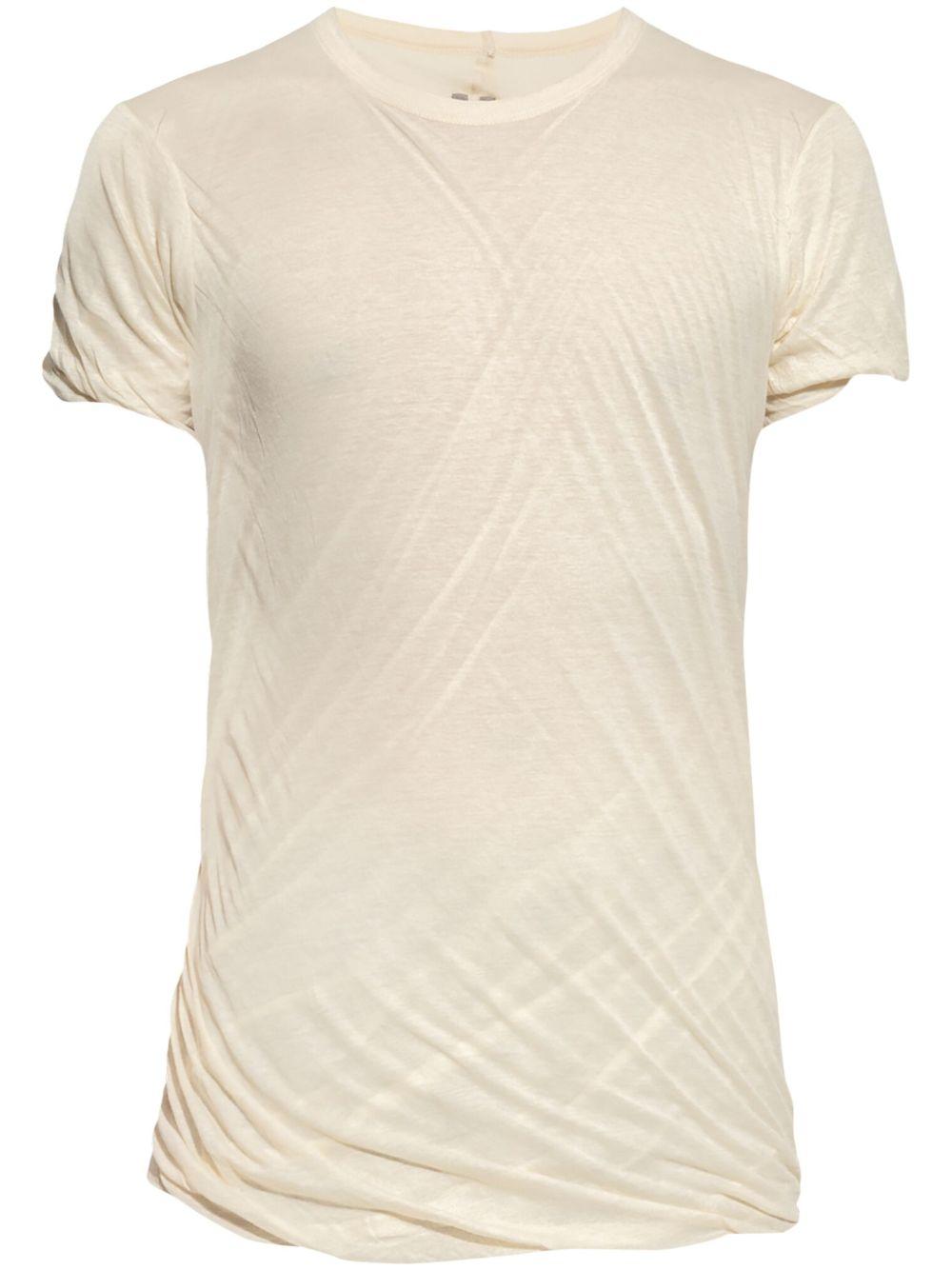 Hollywood T-shirt RU01E5256UC 21 NATURAL RICK OWENS