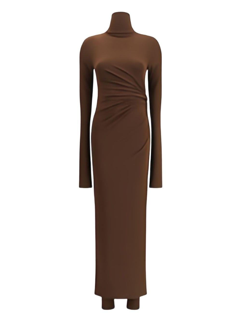 Tessa Jumpsuit T180111ATJP107 600 DARK BROWN THE ANDAMANE