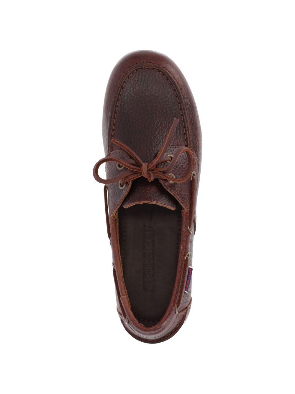Owen Tumbled Boat Shoes 77123HW 900 BROWN SEBAGO