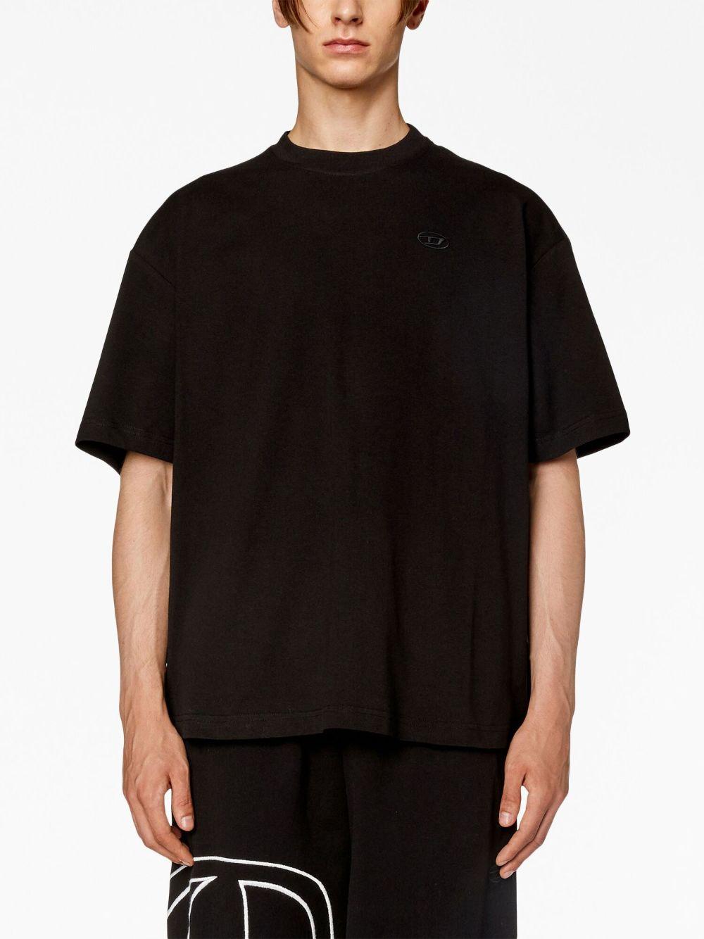 T-Boggy-Megoval-D T-Shirt A113020HGAM 9XX BLACK DIESEL