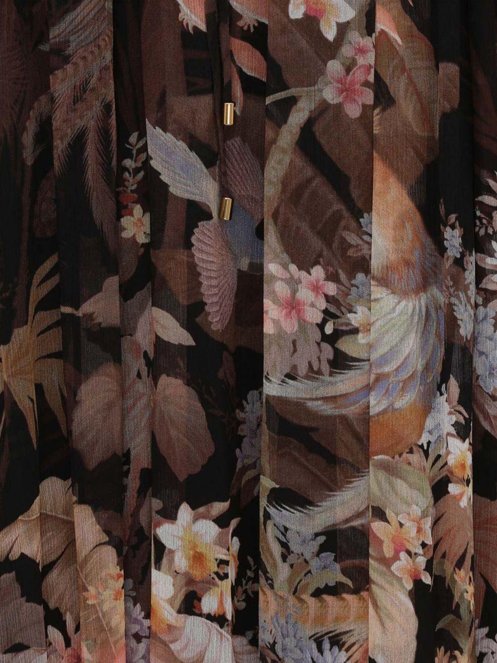 Abito a tubino Drawn Illuminate 4228DS251 BLACK TROPICAL ZIMMERMANN