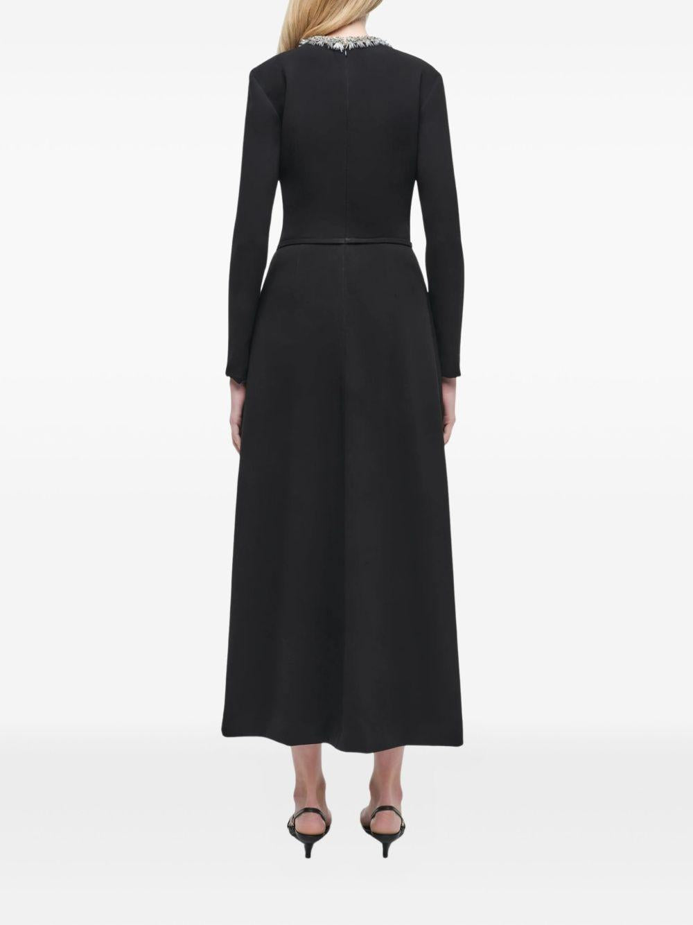 Esther Embellished Midi Dress - Ivory Multi 4251165CC IVORY MULTI SIMKHAI