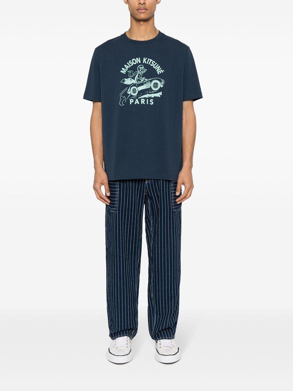 MM00109KJ0118 P476 INK BLUE MAISON KITSUNE