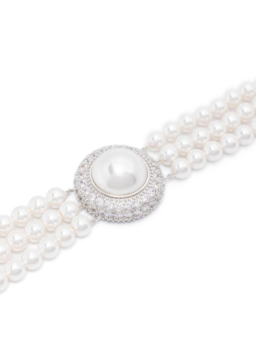 Small Crystal Pearl Choker PF25609NP PEARL SELF-PORTRAIT