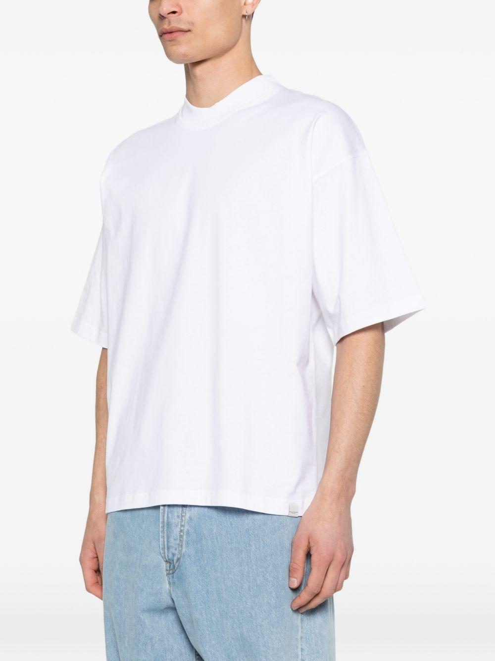 Optical White Jersey T-Shirt F0414095 1101 PAOLO PECORA
