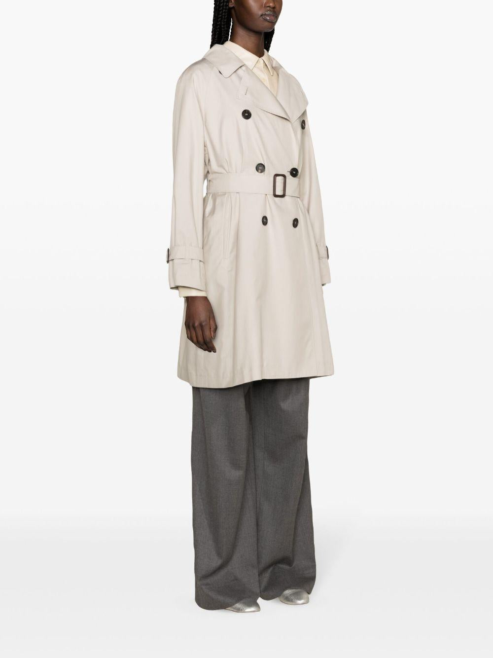 TITRENCHMM10251 002 ECRU MAX MARA THE CUBE