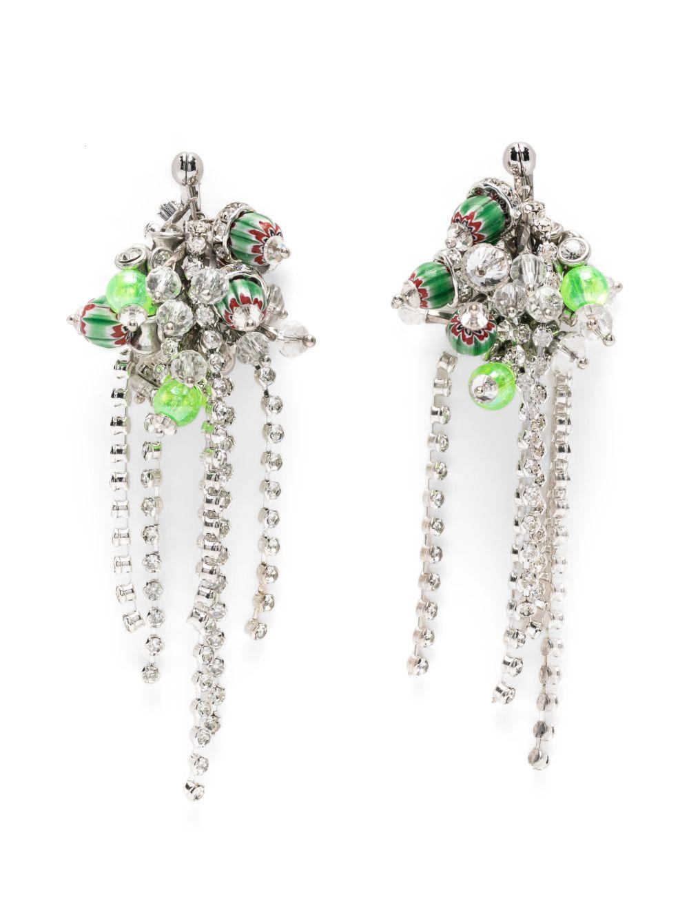 Embellished Pin Earrings EARW2611310 604 GREEN DRIES VAN NOTEN