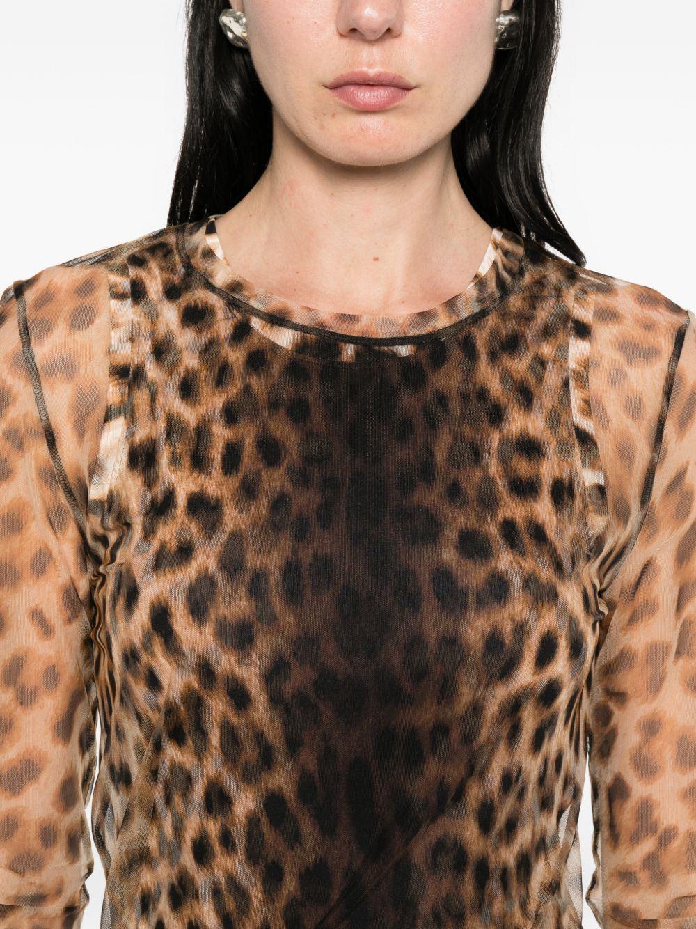 Abito In Tulle Stampato SPXESORDIOMM13279 001 ANIMALIER SPORTMAX