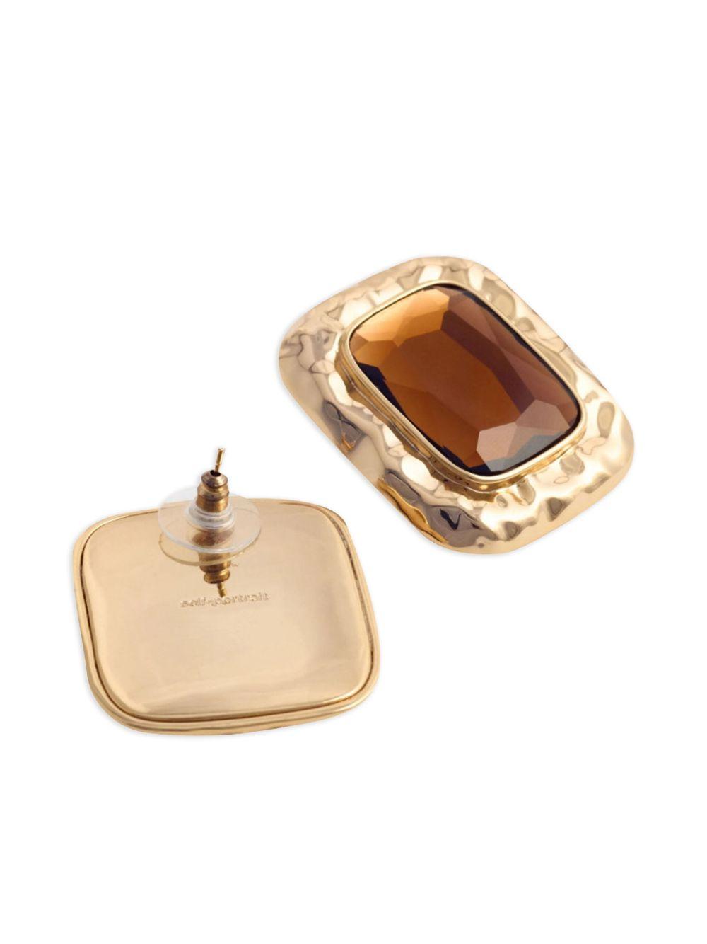 Mottled Gold Amber Earrings AW25604EGD GOLD SELF-PORTRAIT