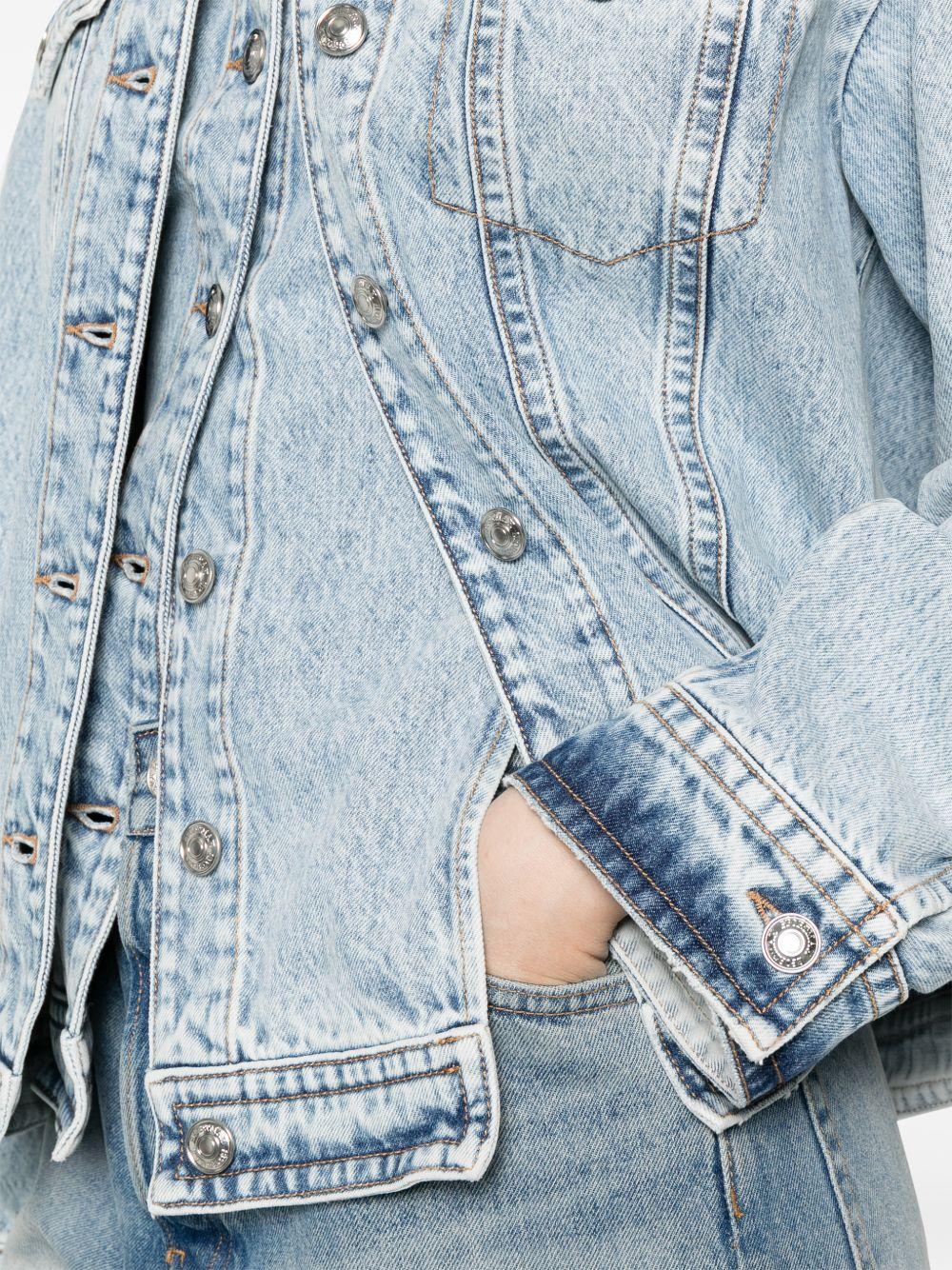 Giacca due pezzi in denim SPSCLORO 009 CHIARO USED SPORTMAX