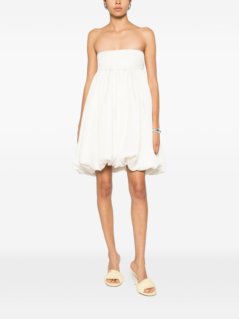 Satin Mini Bubble Dress 116405857 857 EGRET ROTATE