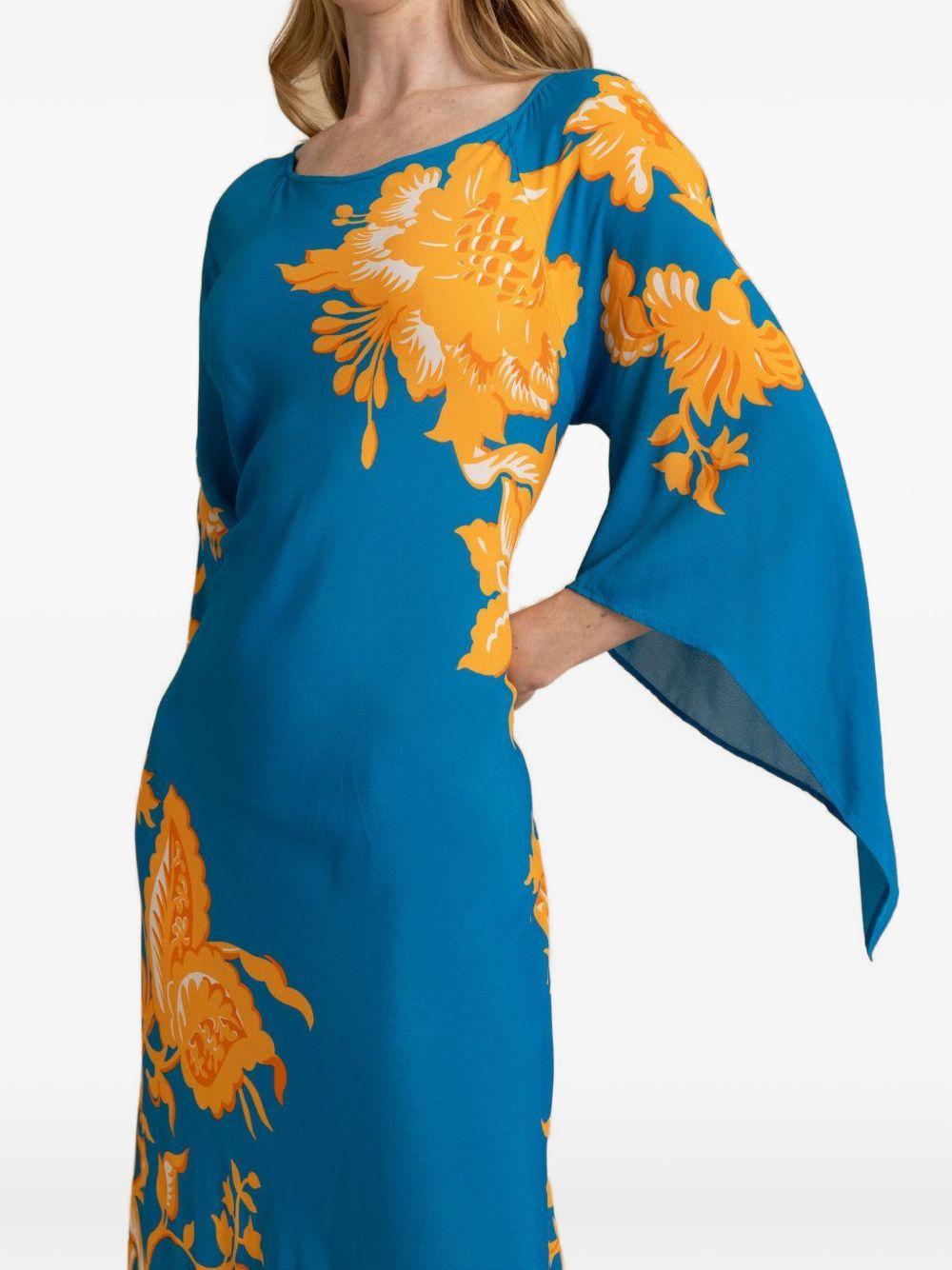 Abito lungo floreale WRPA0025AKF74 X0888 ETRO