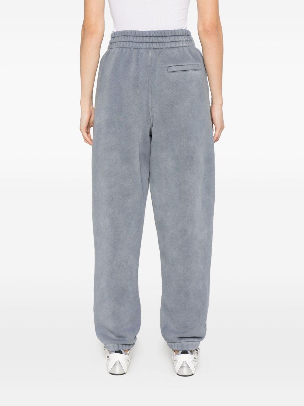 Pantaloni sportivi blu con logo in rilievo<BR/><BR/> 4CC3244403 402D WASHED BLUE INK ALEXANDER WANG