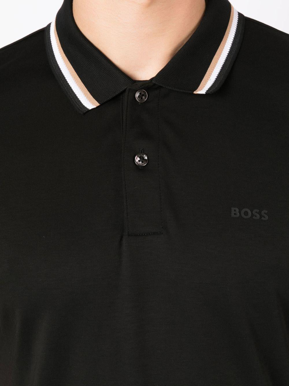 Polo Slim Fit 50469360 001 BLACK BOSS