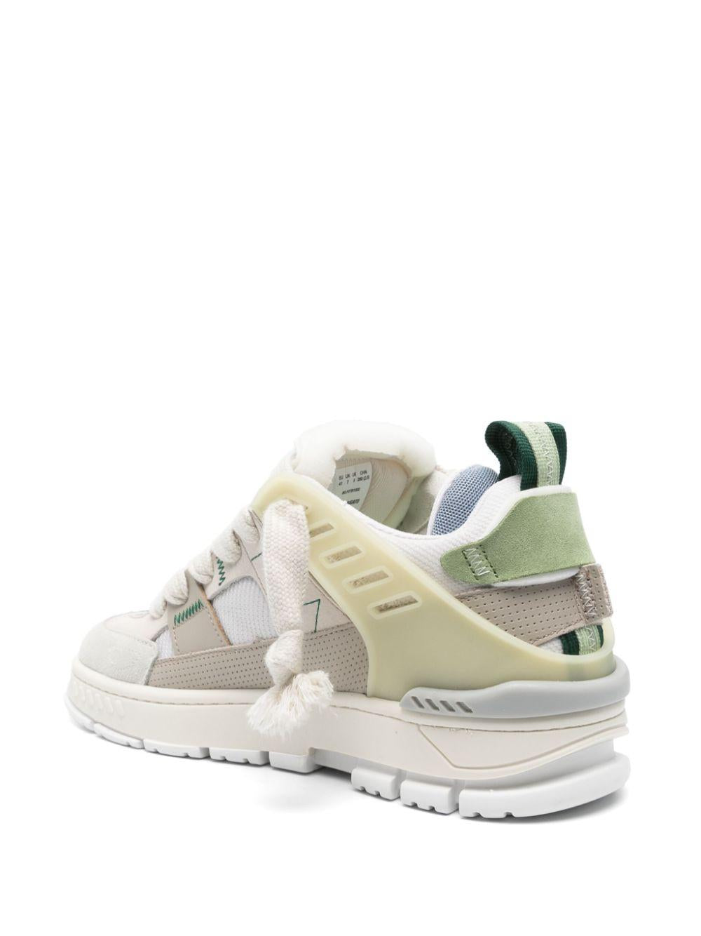 Area Patchwork Sneaker F2761002 DK BEIGE LT GREEN AXEL ARIGATO