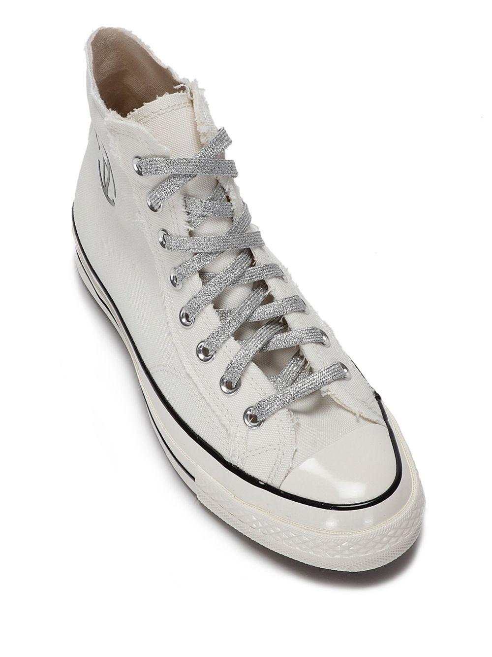 Slam Jam Chuck 70 High Sneakers Vintage White A12486C 103 WHITE CONVERSE