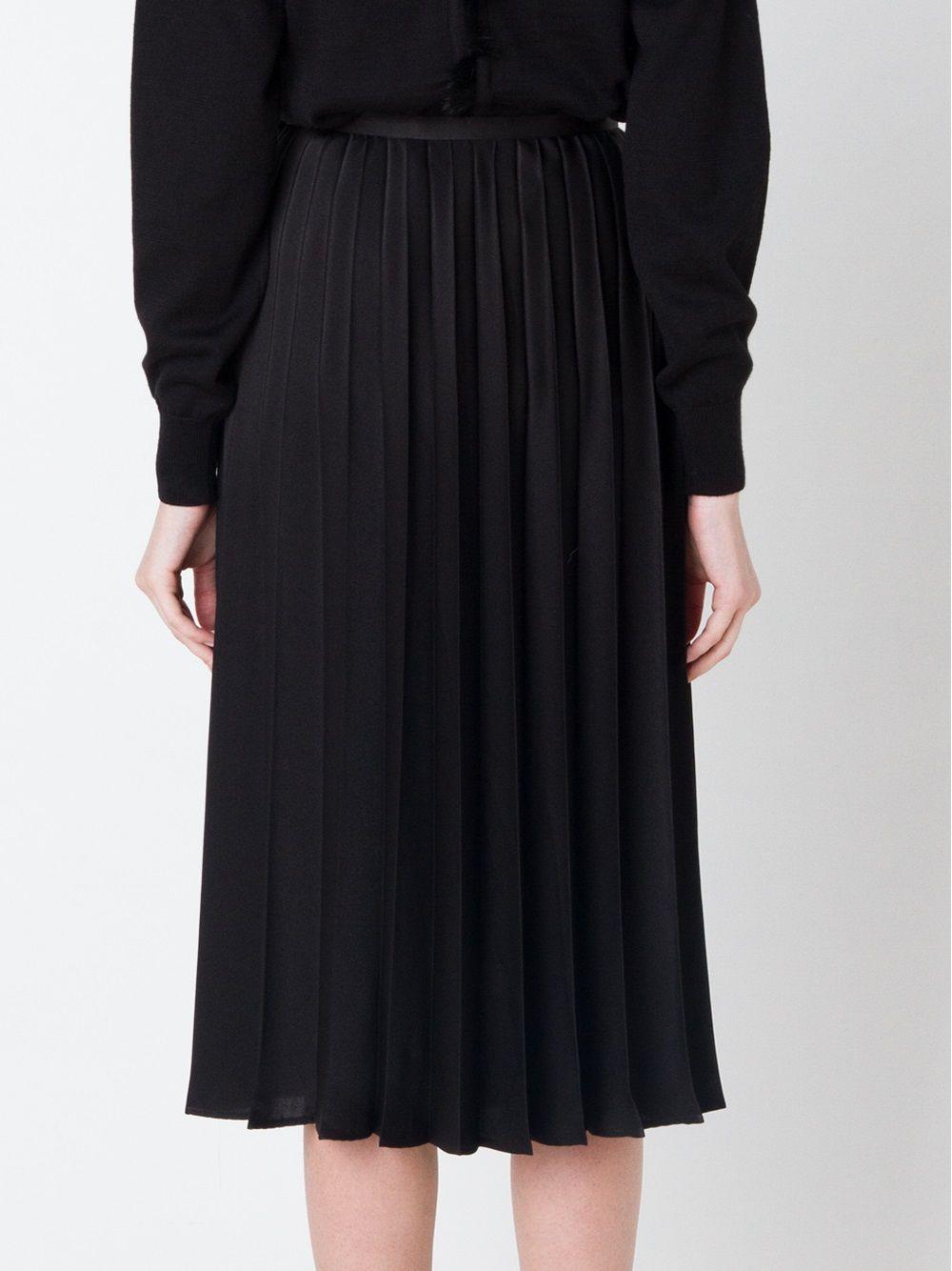 Tulle Overlay Skirt 3PS001051 BLACK BLACK NOIR KEI NINOMIYA