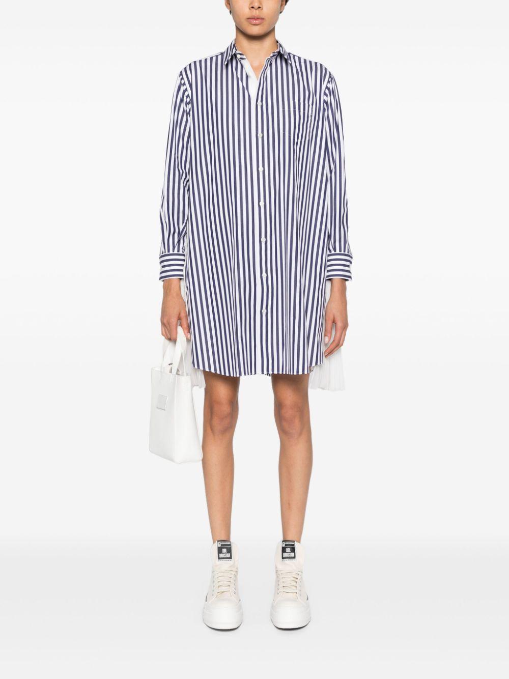 SCW225 222 NAVY STRIPE SACAI