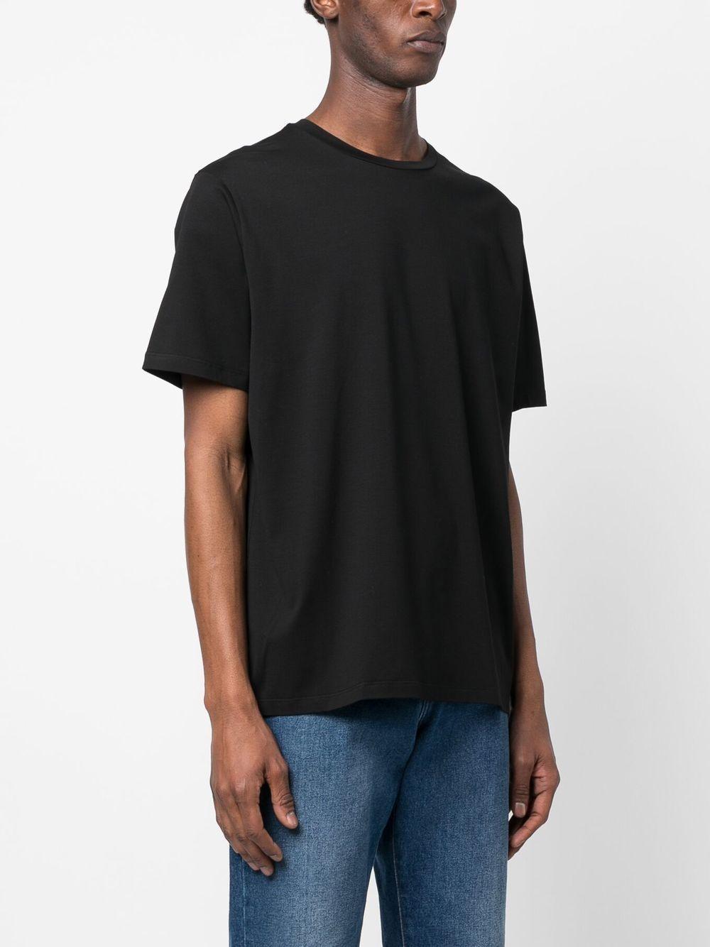 T-shirt in Superfine Cotton Stretch JG000174U52003 9300 NERO HERNO