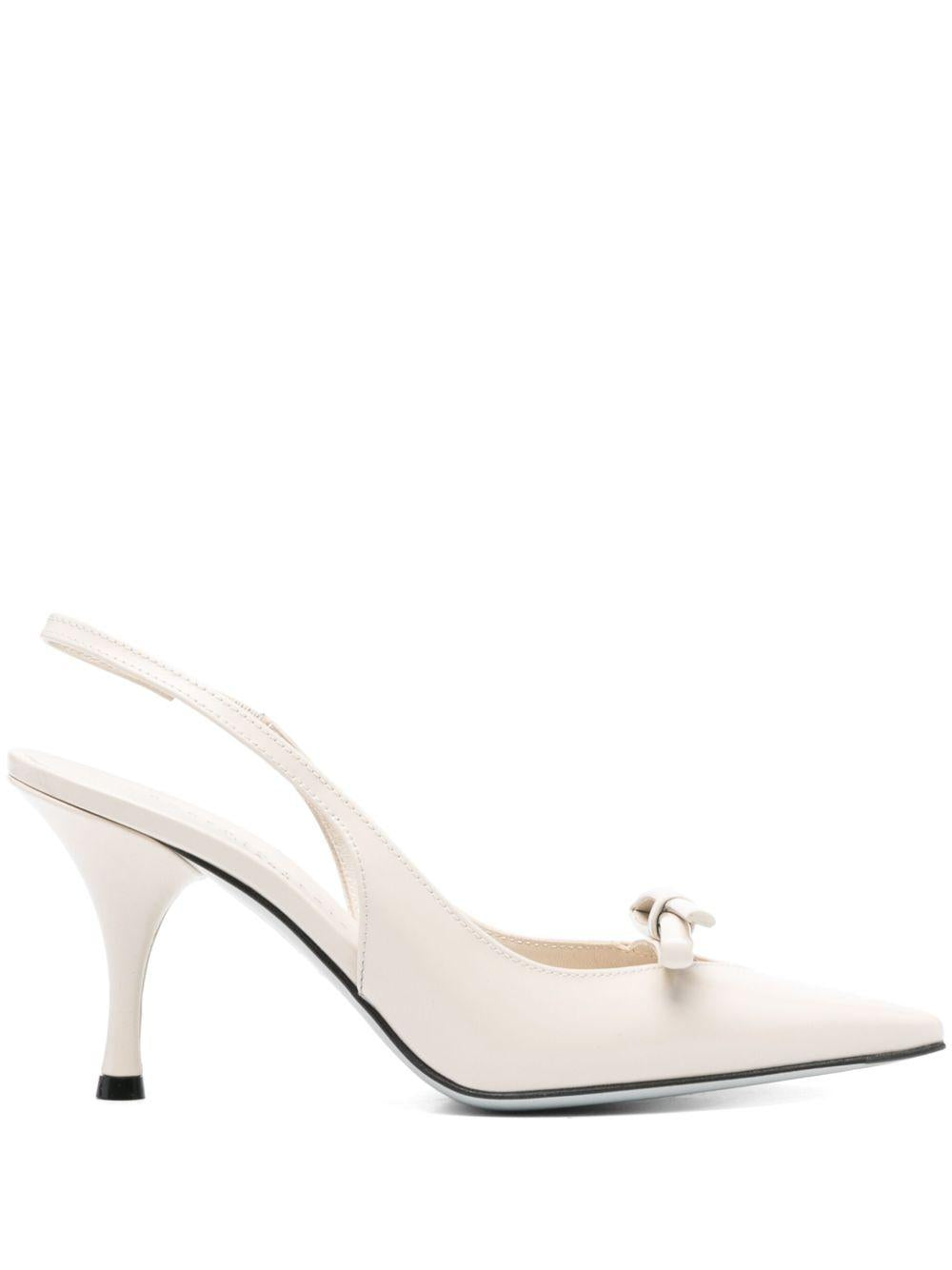 70mm Marigold slingback pumps MARIGOLD SPAZZOLATO STONE ROBERTO FESTA