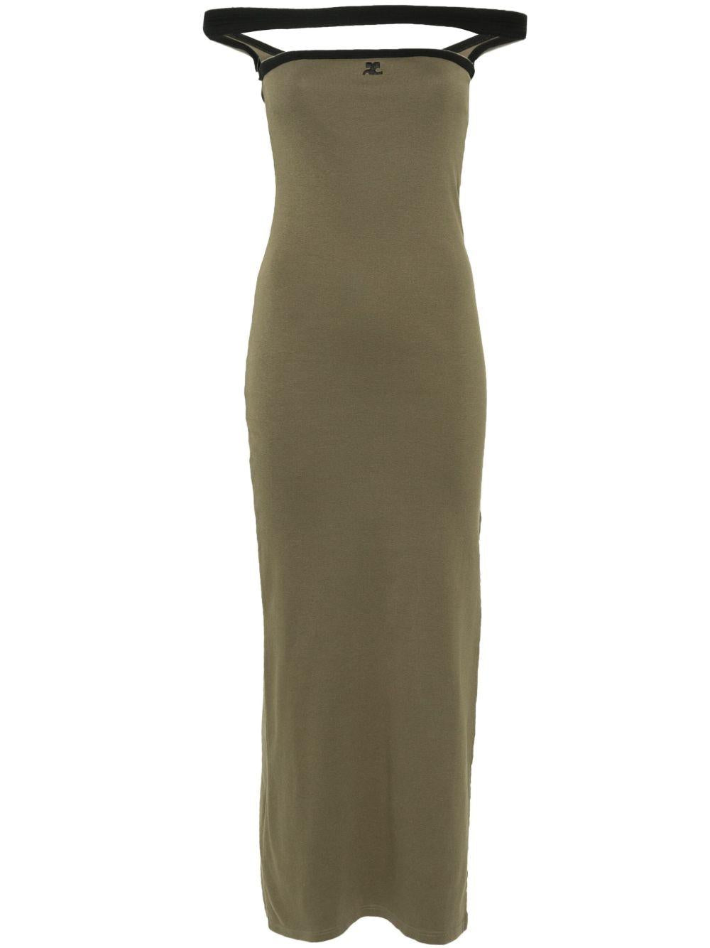 224JRO400JS0070 B133 CAMOUFLAGE GREEN BLACK COURREGES