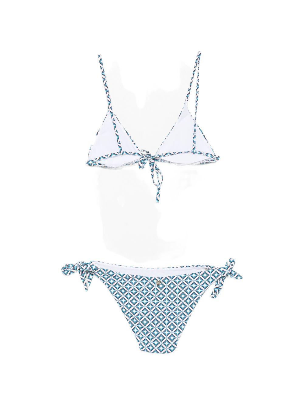Bikini In Nylon Stretch BCHBAOBAB 002 GEOMETRICA MAX MARA