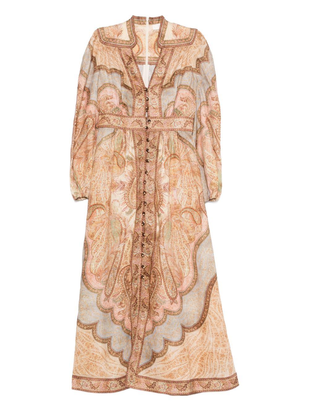 Wanderlust Midi Dress 5753DRS262 TAPESTRY ZIMMERMANN