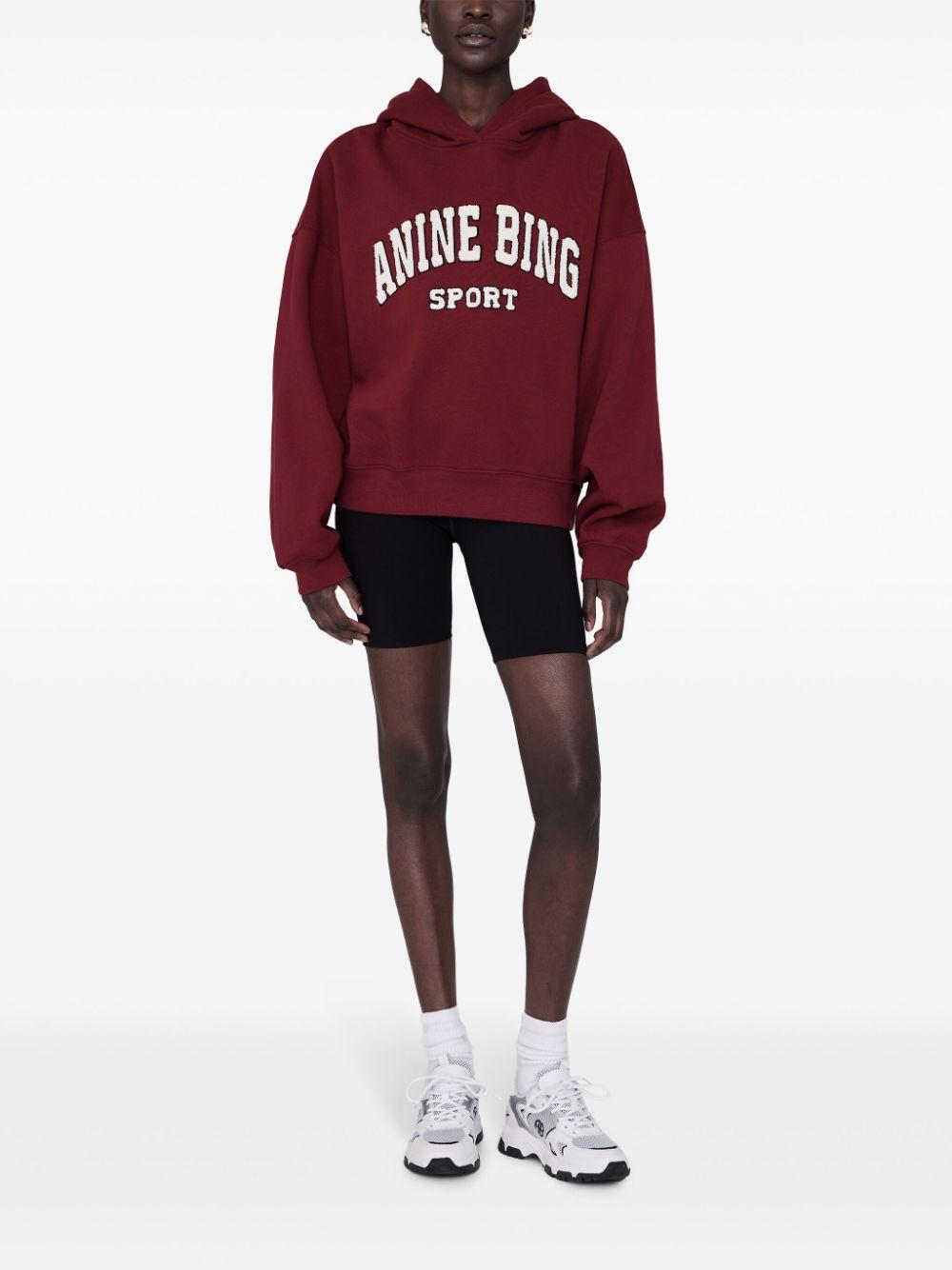 Alec Hoodie Sport - Cabernet A085230019 RED5 RED ANINE BING