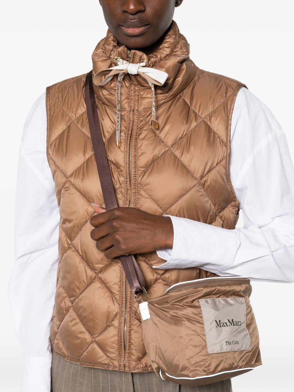 Gilet imbottito smanicato TREGIC 051 CARAMEL MAX MARA THE CUBE