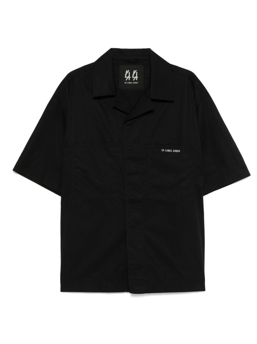 44 Shirt B0030563FA579 P396 BLACK WHITE 44 LABEL GROUP