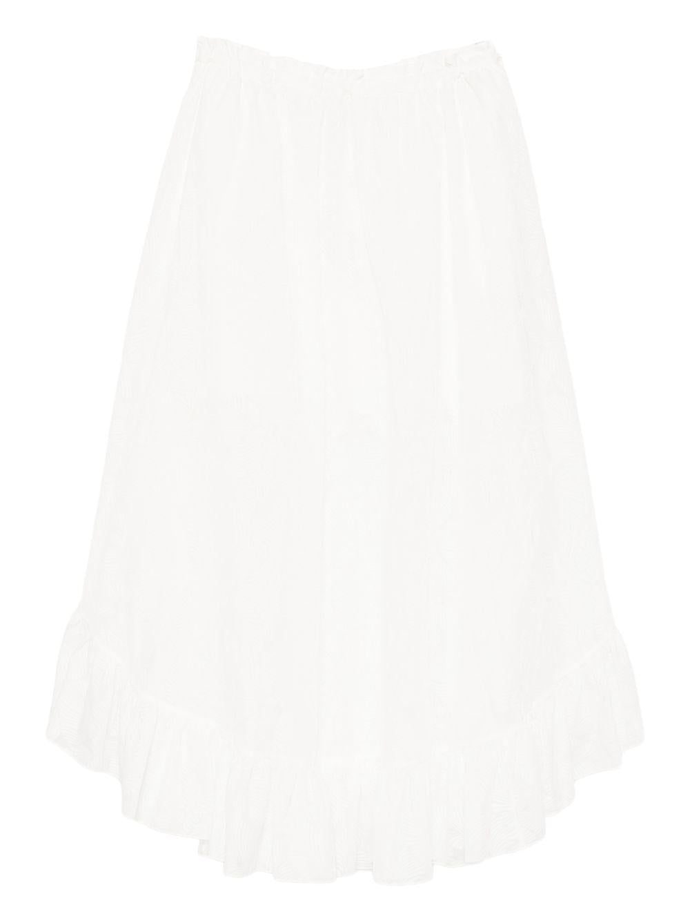 Daylight Ruffle Skirt 5770SRS263 IVORY ZIMMERMANN