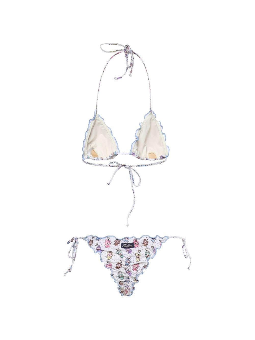 Bikini a triangolo Frou frou SAGI00109070L PUPPY CHARMS MINI MC2 SAINT BARTH