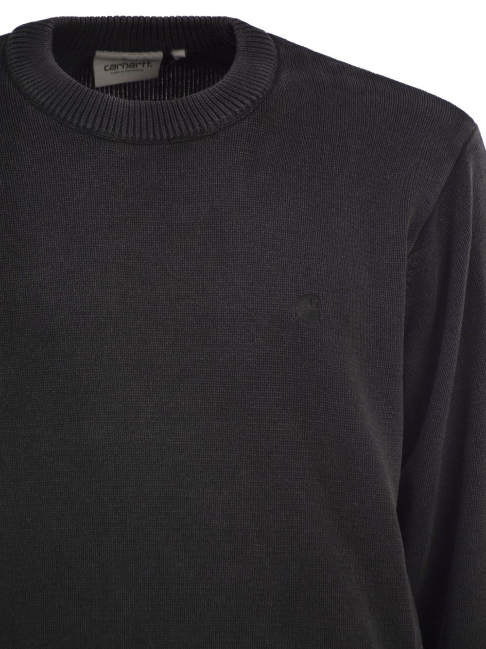 Maglia Kori in Cotone I036819 89GD BLACK GARMENT CARHARTT WIP
