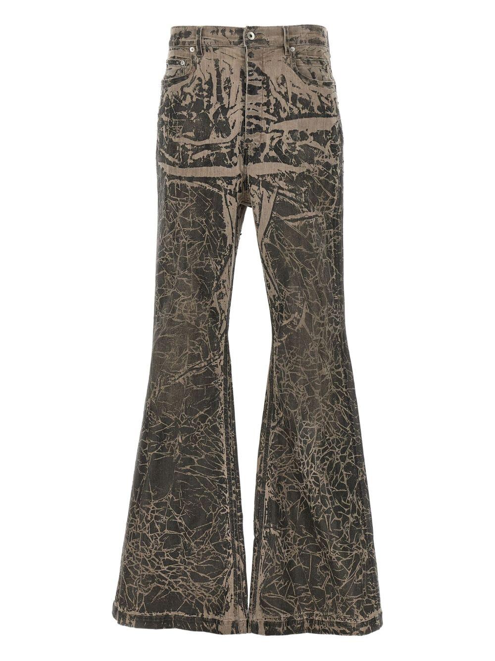 Concordians Bolan Bootcut DU02E7365SDWF 59 BLACK WASHED RICK OWENS DRKSHDW