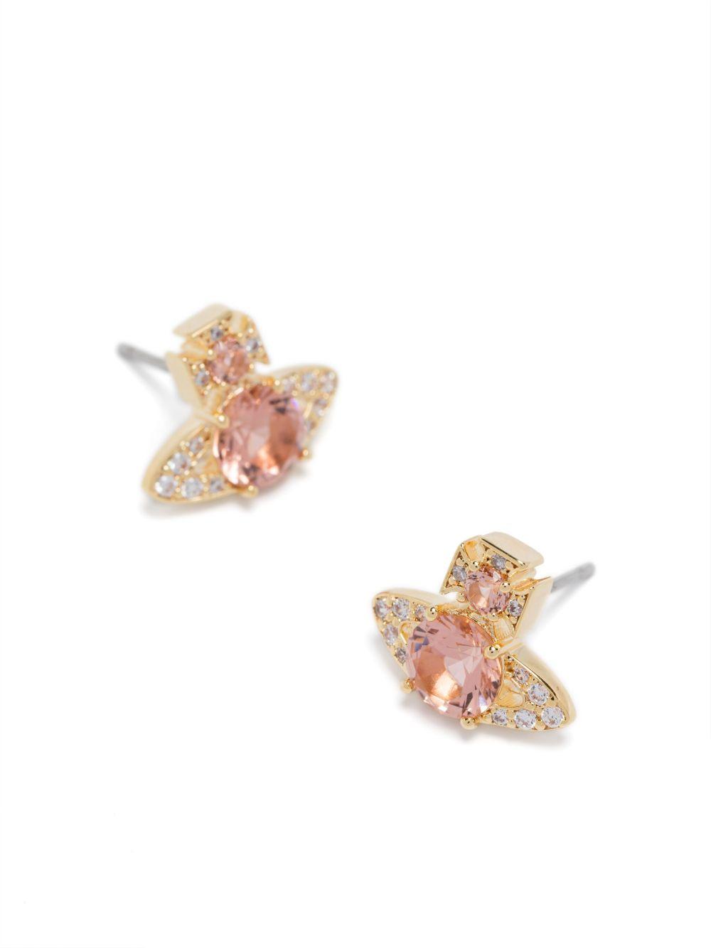 Ismene earrings 6201034M02R863 R863 GOLD PEACH VIVIENNE WESTWOOD
