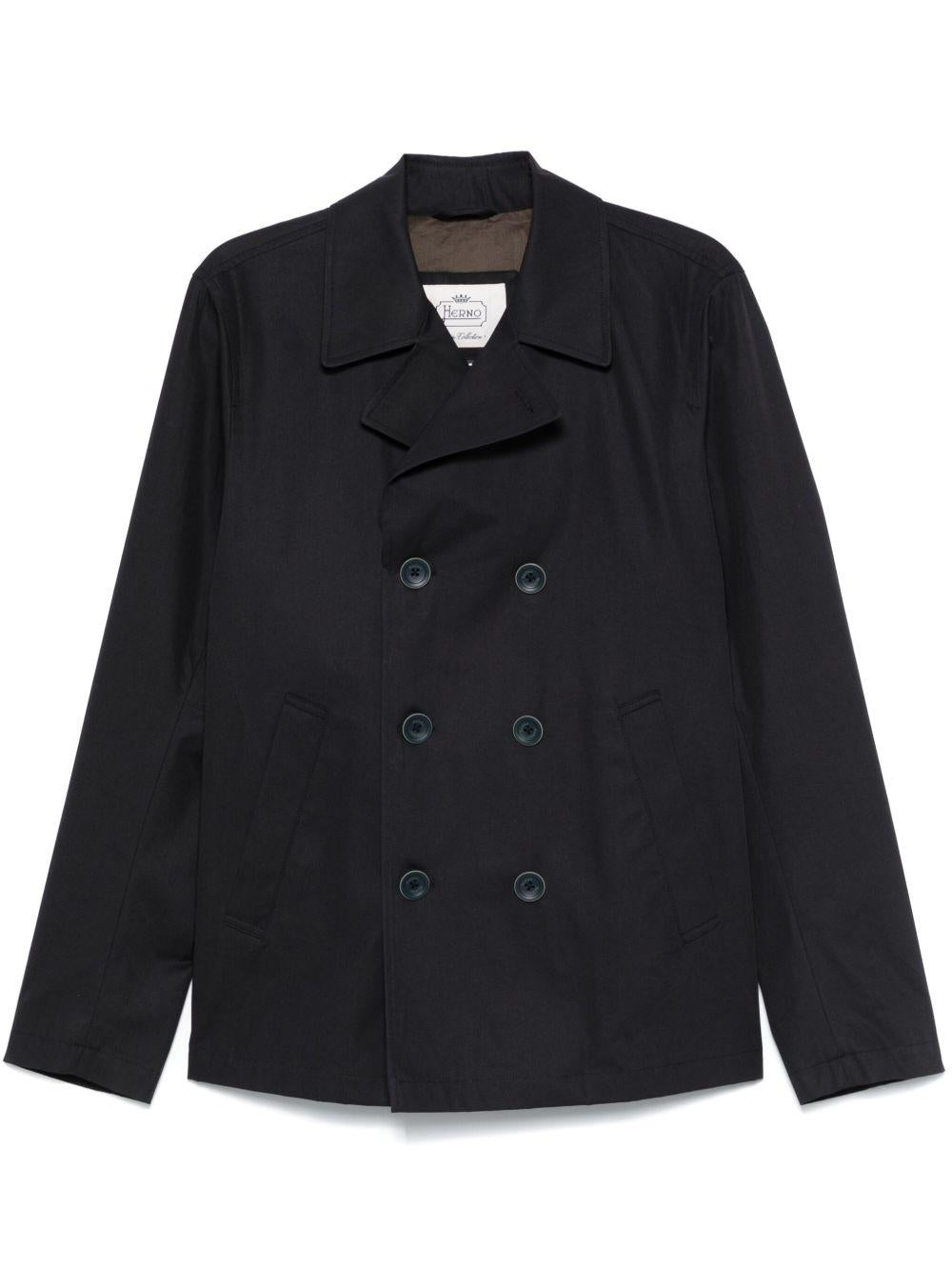 Peacoat in Dean PE000045U13238 9200 BLUE HERNO